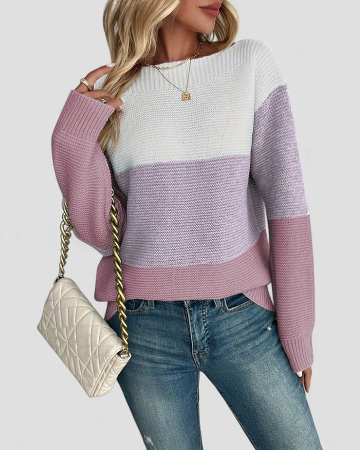 Women’s Colorblock Knit Sweater