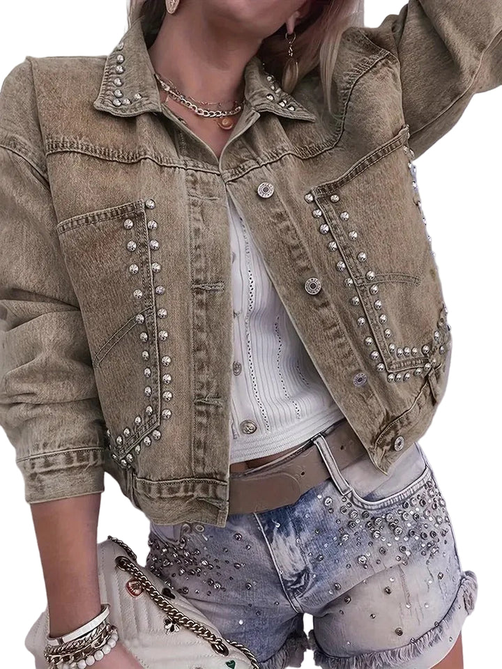 Women’s Studded Denim Jacket