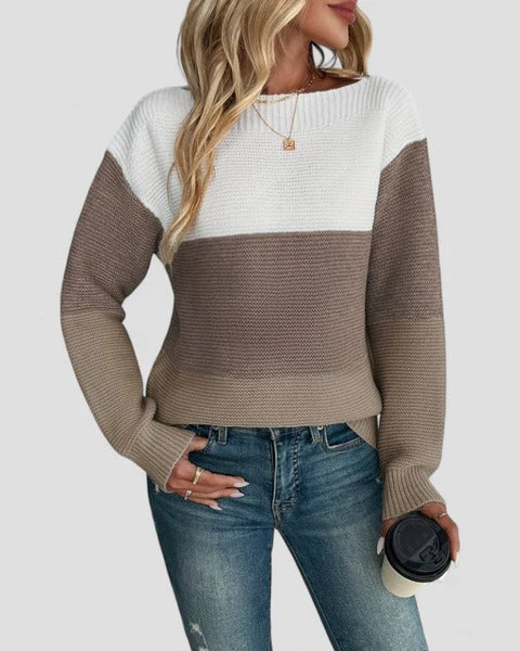 Women’s Colorblock Knit Sweater