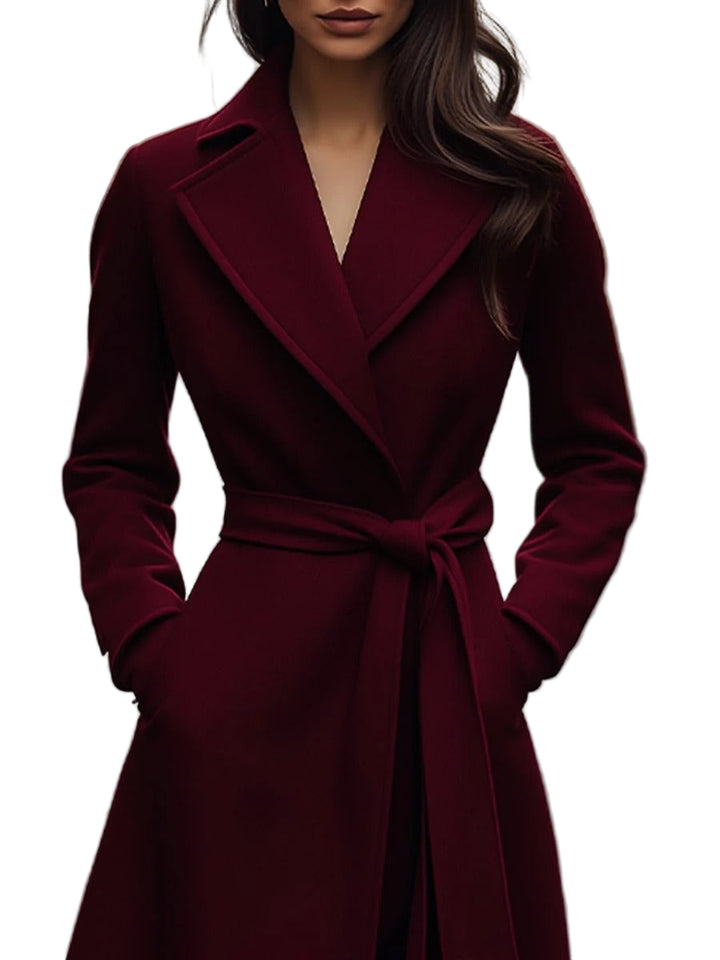 Women’s Vivienne Belted Wool Trench Coat