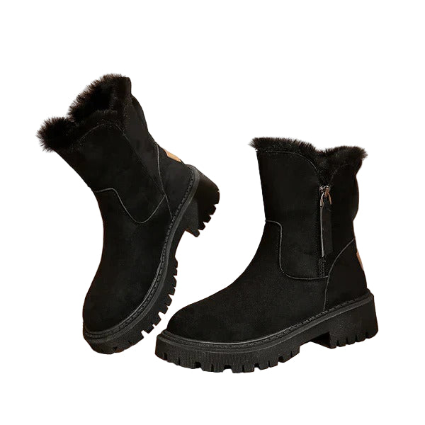 Women’s Warm Winter Ankle Boots – Thermal Lined Non-Slip Snow Footwear