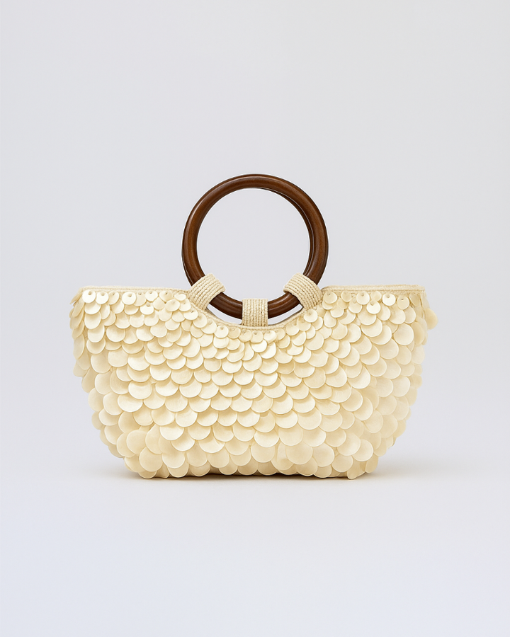 Women’s Scallop Shell Textured Tote