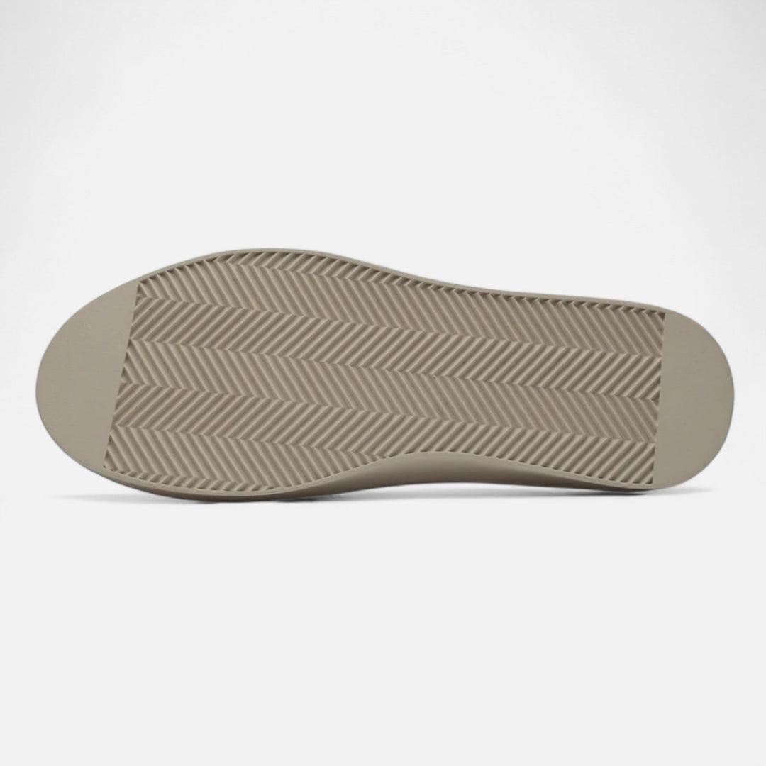 Men’s Textured Casual Sneakers - Low Top Lace-Up Flat Sole Walking Shoes