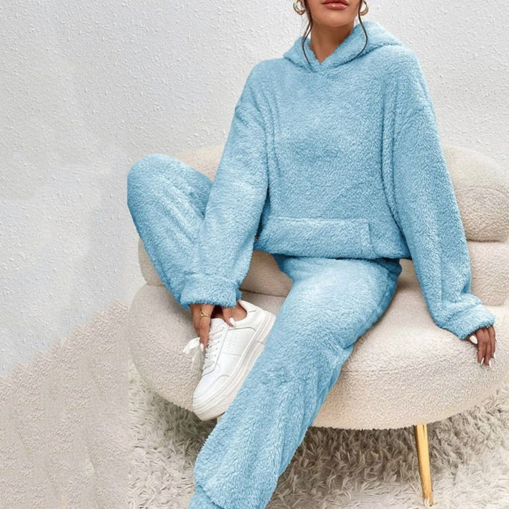 Women’s fleece loungewear set cosy winter tracksuit