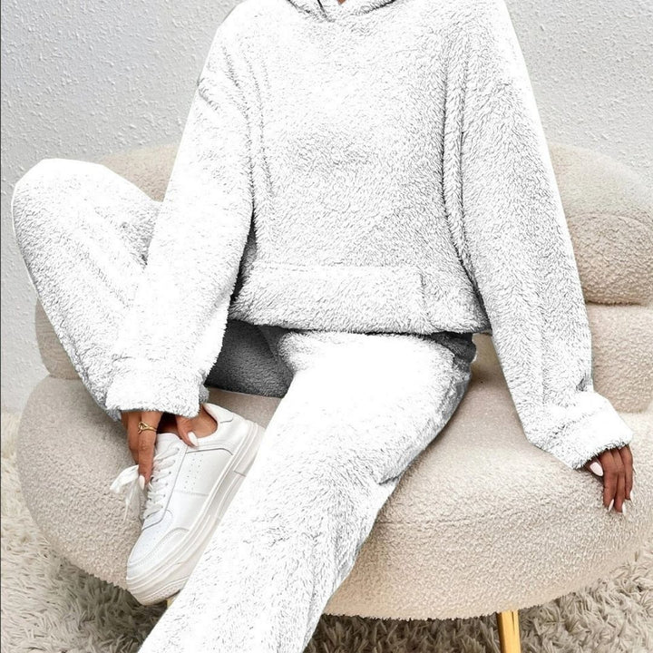Women’s fleece loungewear set cosy winter tracksuit