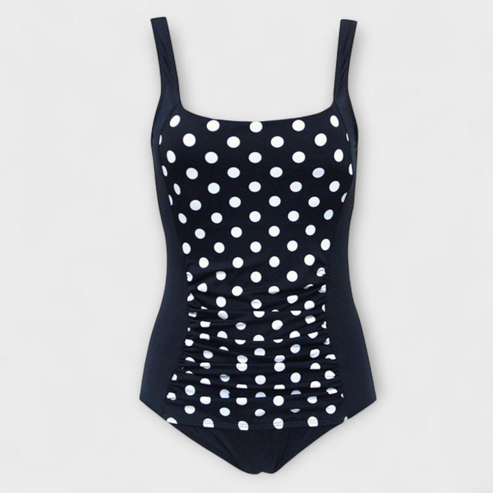 Women's Retro Square-Neck Padded Swimsuit