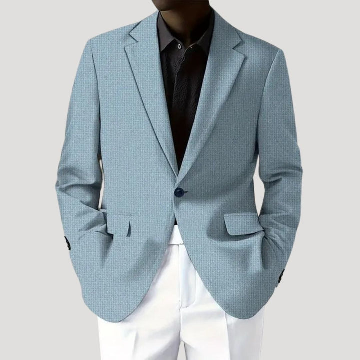 Men’s Textured Tailored Casual Blazer