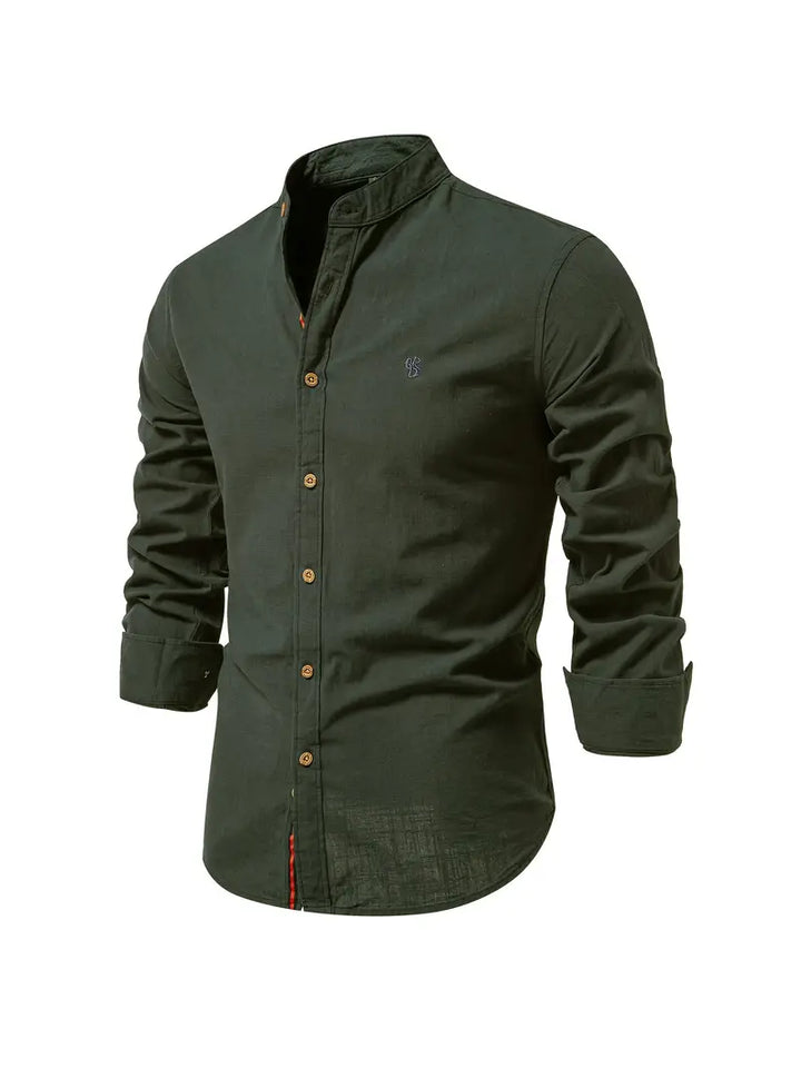 Men's Casual Button-Up Shirt
