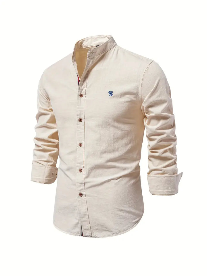 Men's Casual Button-Up Shirt