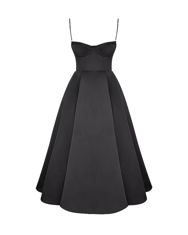 Elowen – Satin Midi Dress