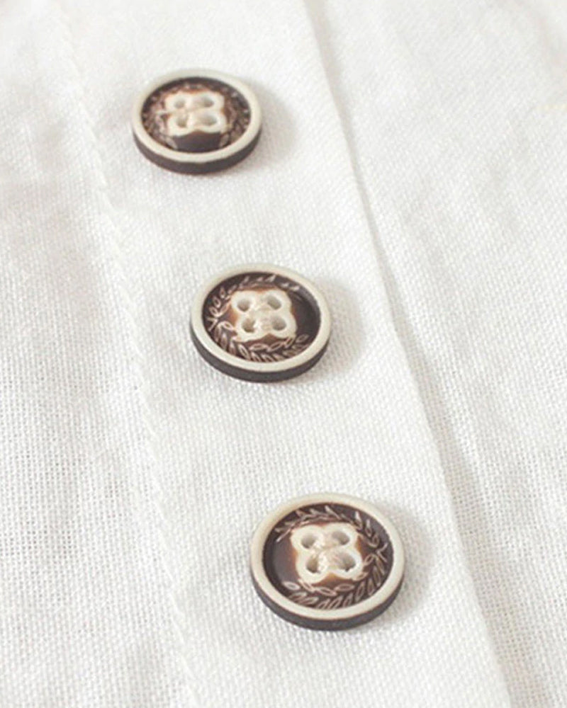 Women's Summer Button-Detail Casual Blouse