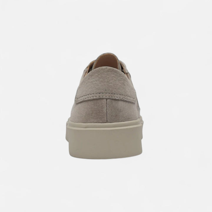 Men’s Textured Casual Sneakers - Low Top Lace-Up Flat Sole Walking Shoes