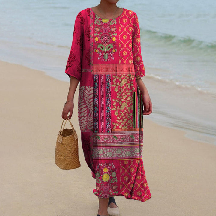 Women's Ethnic Bohemian Summer Maxi Dress