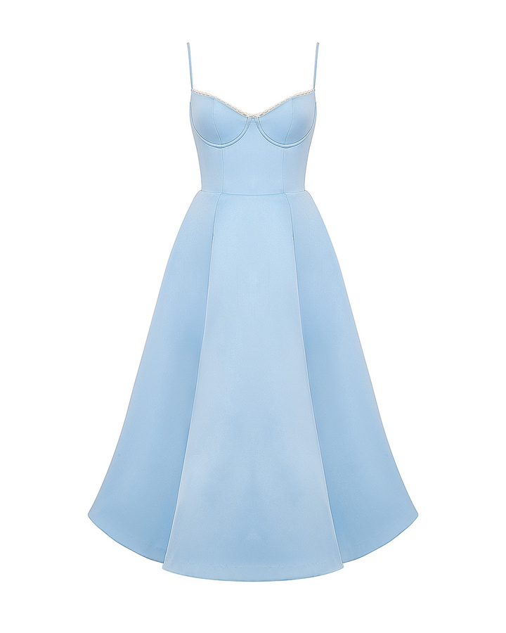 Elowen – Satin Midi Dress