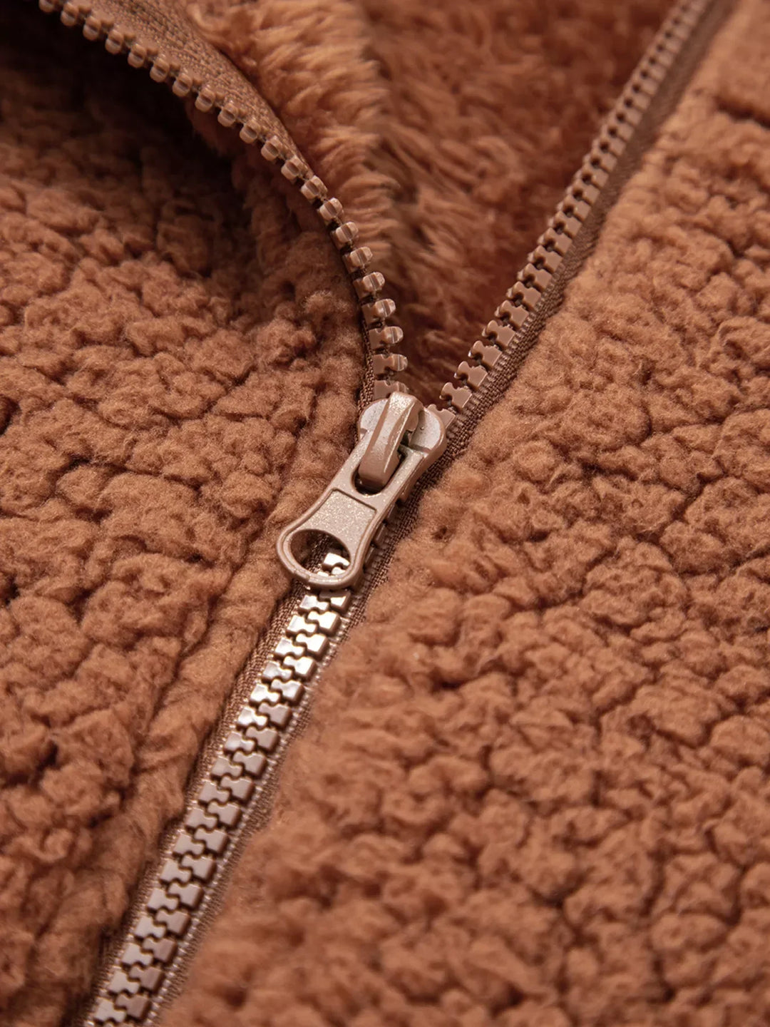 Marjorie Women’s Relaxed-Fit Zip-Up Teddy Jacket