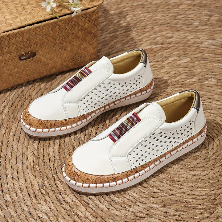 Women's Perforated Slip-On Sneakers