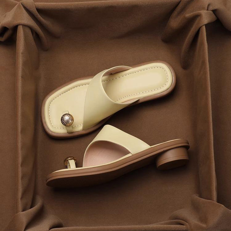 Women's Slide Toe-Ring Sandals