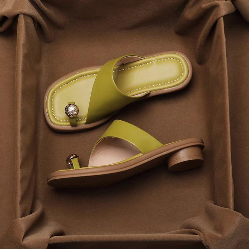 Women's Slide Toe-Ring Sandals