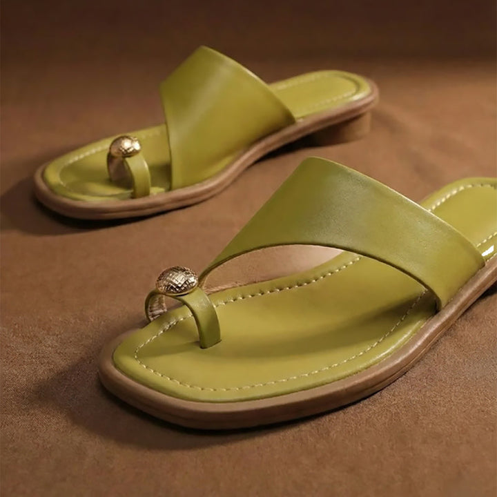 Women's Slide Toe-Ring Sandals