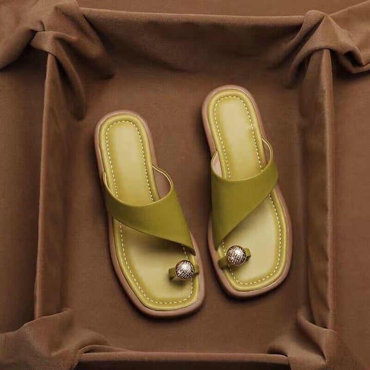 Women's Slide Toe-Ring Sandals