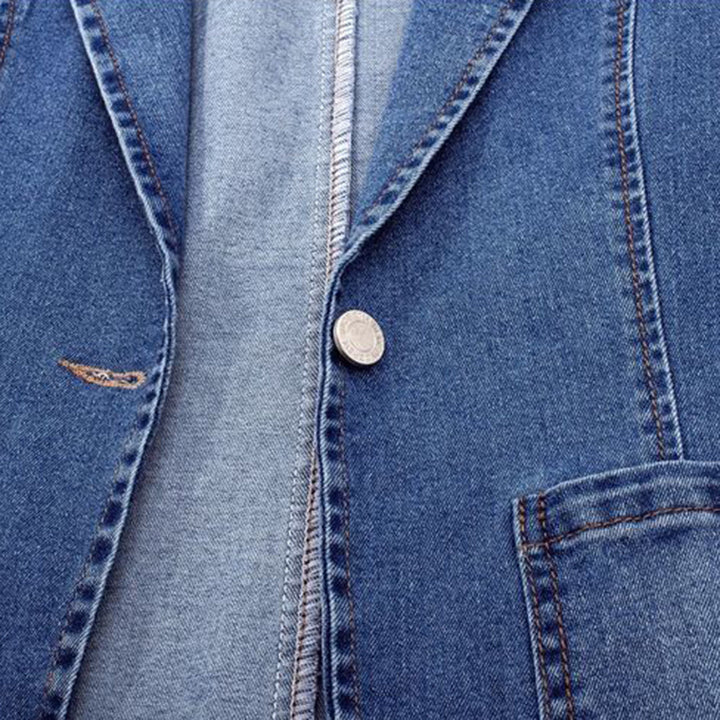 Women's Tailored Denim Blazer