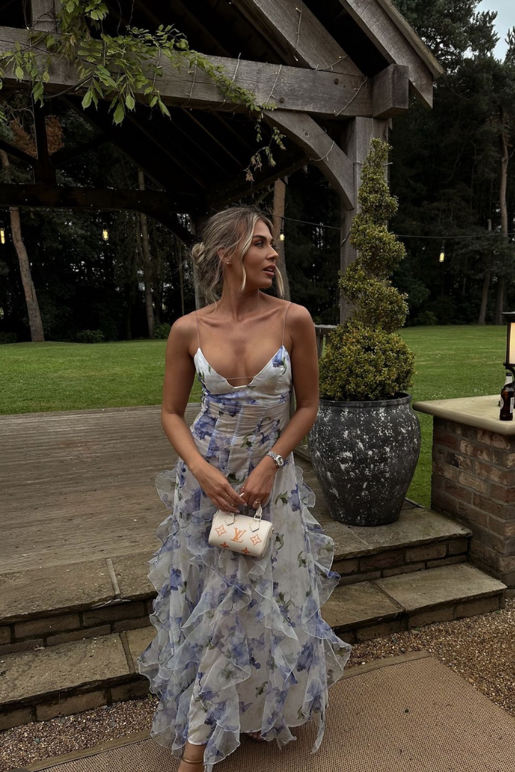 Britney | Floral Long Dress