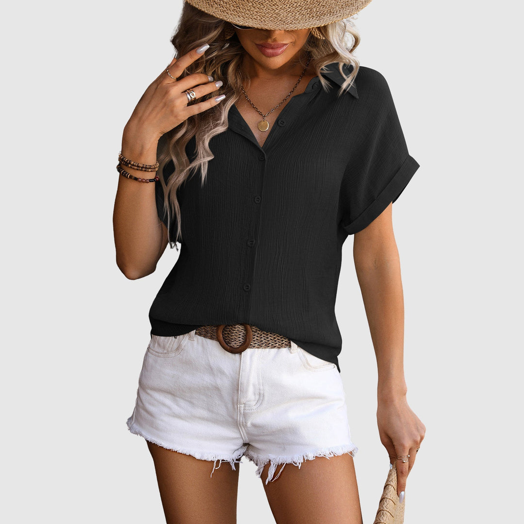 Women's Pastel Button-Up Shirt