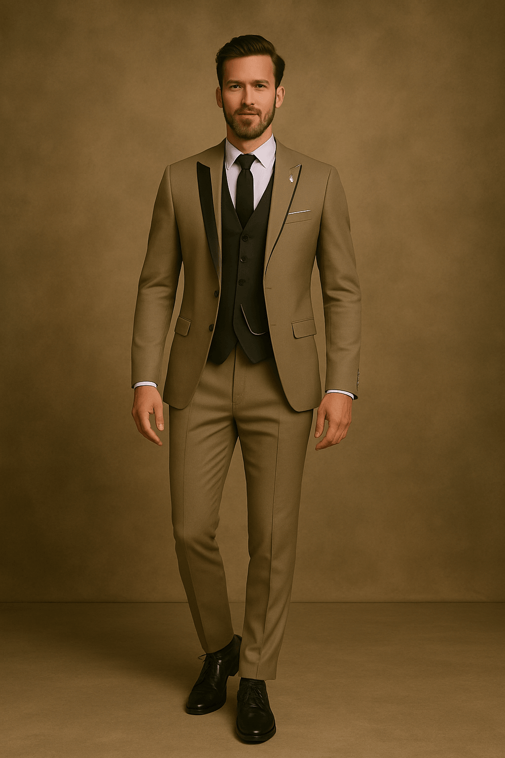 Men Spring Formal Three Piece Suit