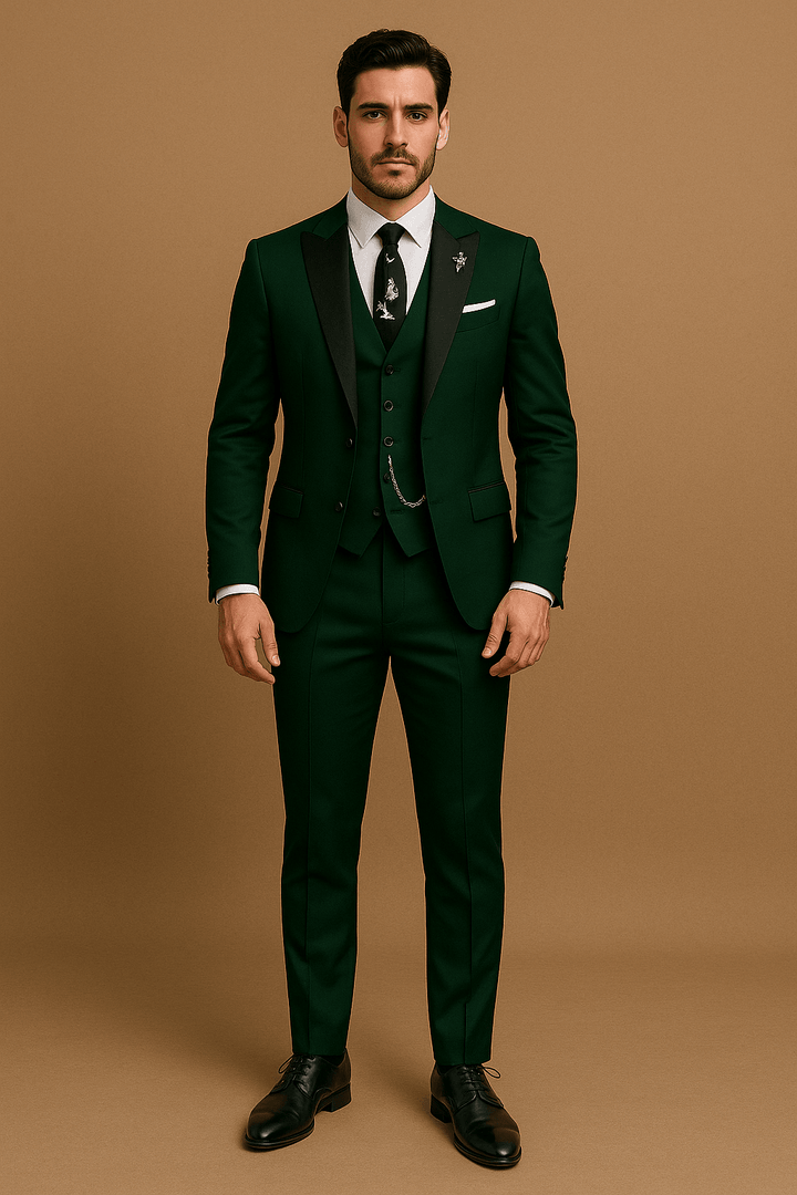 Men Spring Formal Three Piece Suit