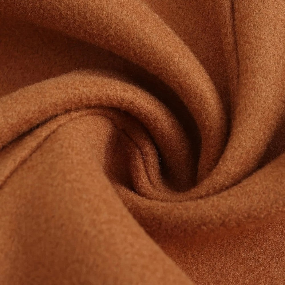 Men's Minimalist Button-Front Winter Coat