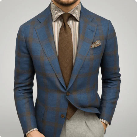 Men’s Tailored Blazer – Tailored Formal Suit Jacket