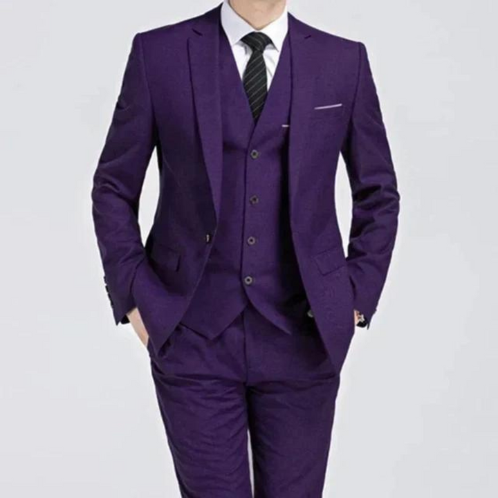 Men's Classic Three-Piece Spring Suit