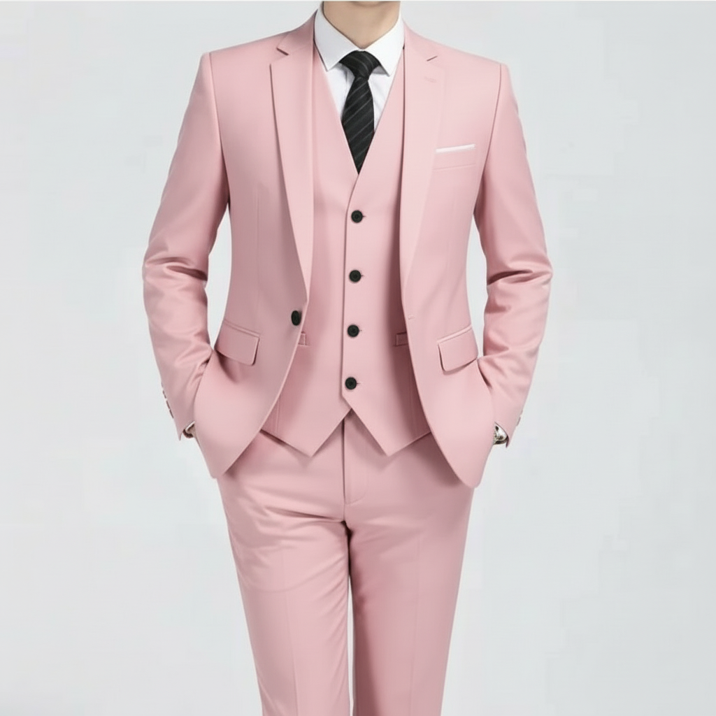Men's Classic Three-Piece Spring Suit