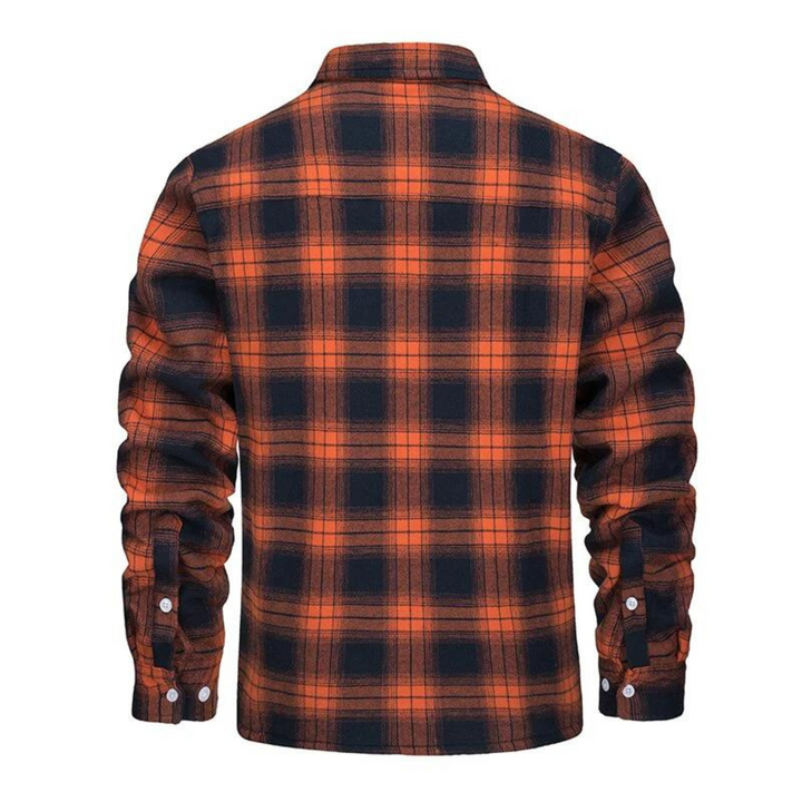 Men's Derrick Sherpa-Lined Plaid Shirt Jacket