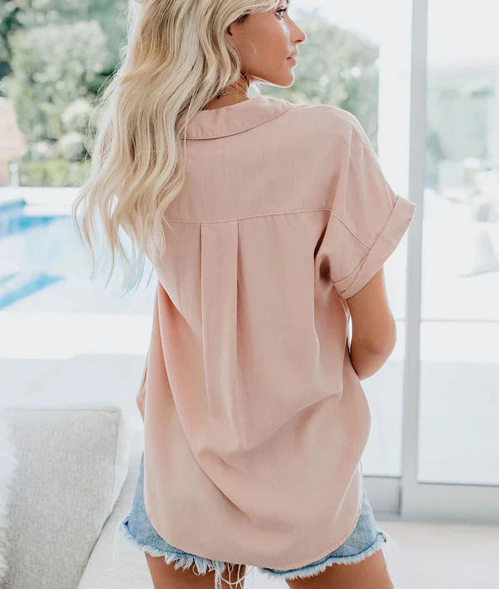 Lavinia – Button Collared Blouse