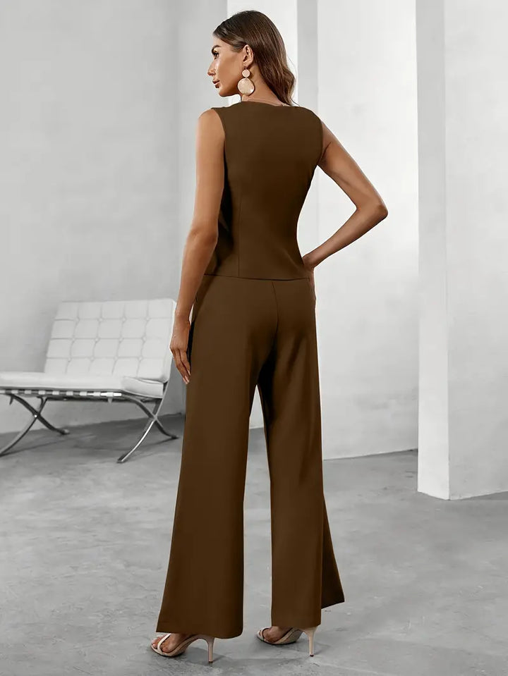 Women's Elegant Tailored Two-Piece Set