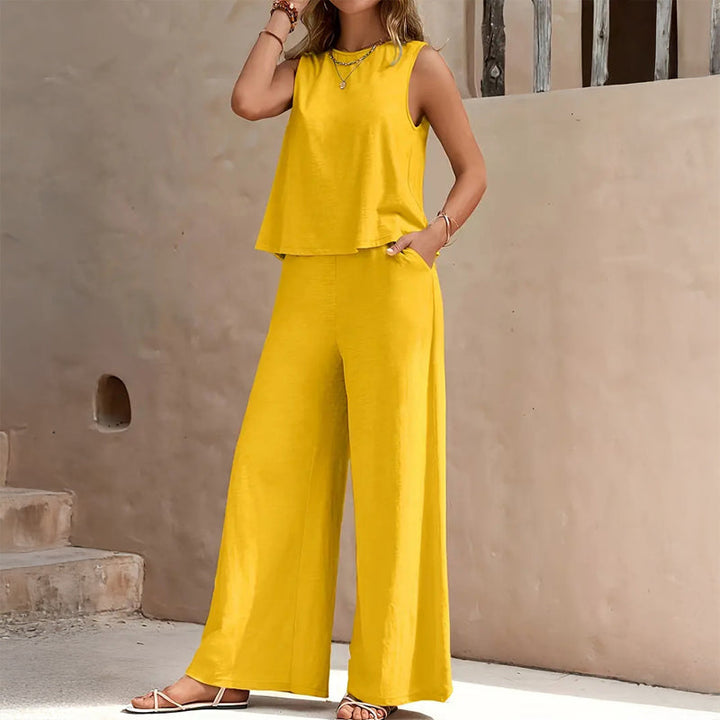 Women's Solza Two-Piece Matching Top and Bottom Set
