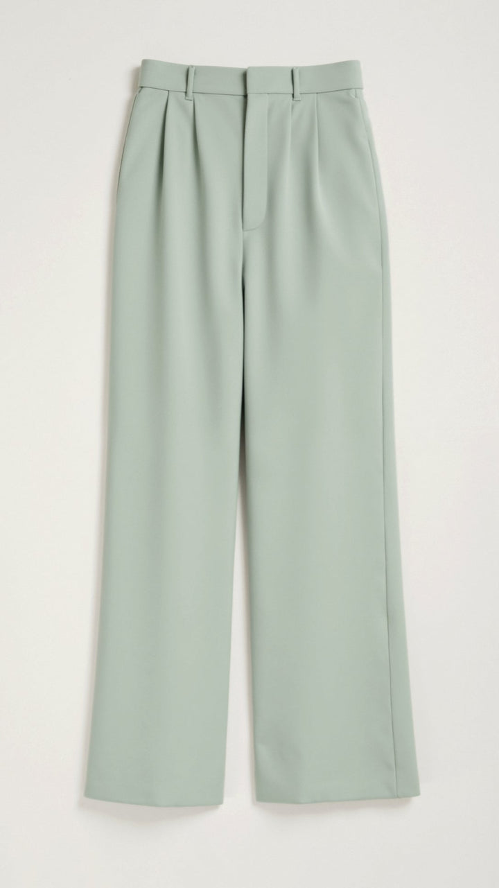 Women's High-Waisted Wide-Leg Trousers