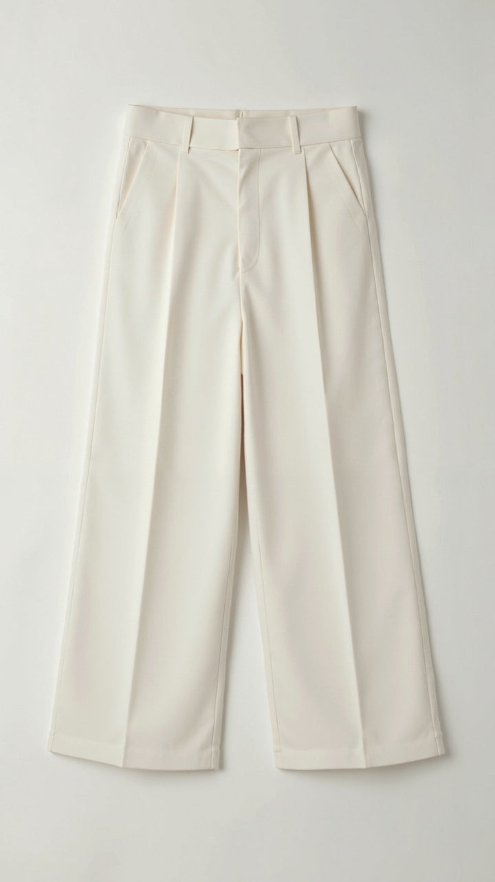 Women's High-Waisted Wide-Leg Trousers