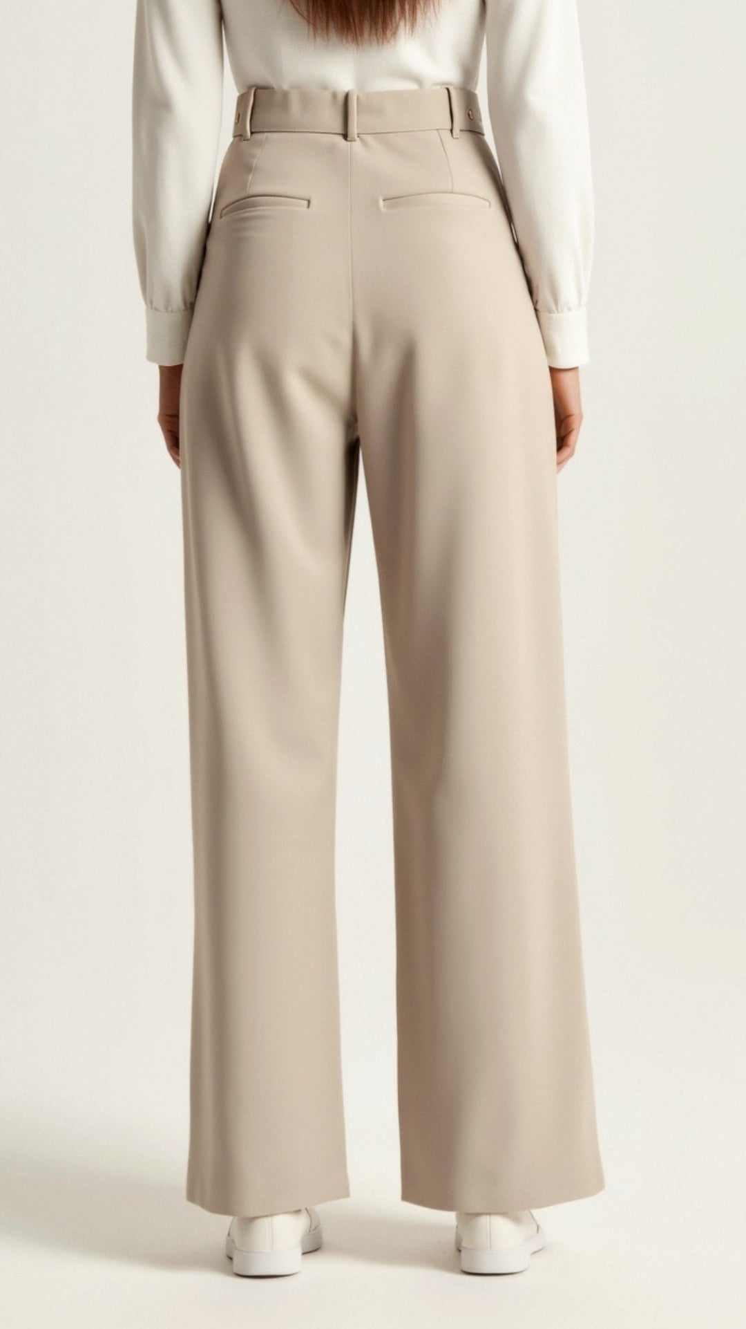 Women's High-Waisted Wide-Leg Trousers