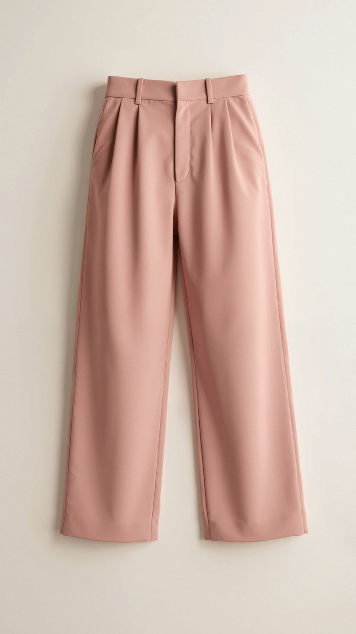 Women's High-Waisted Wide-Leg Trousers
