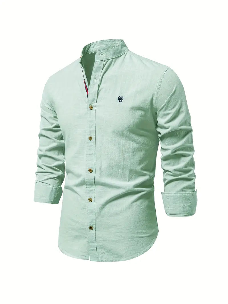 Men's Casual Button-Up Shirt