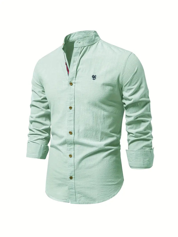 Men's Casual Button-Up Shirt