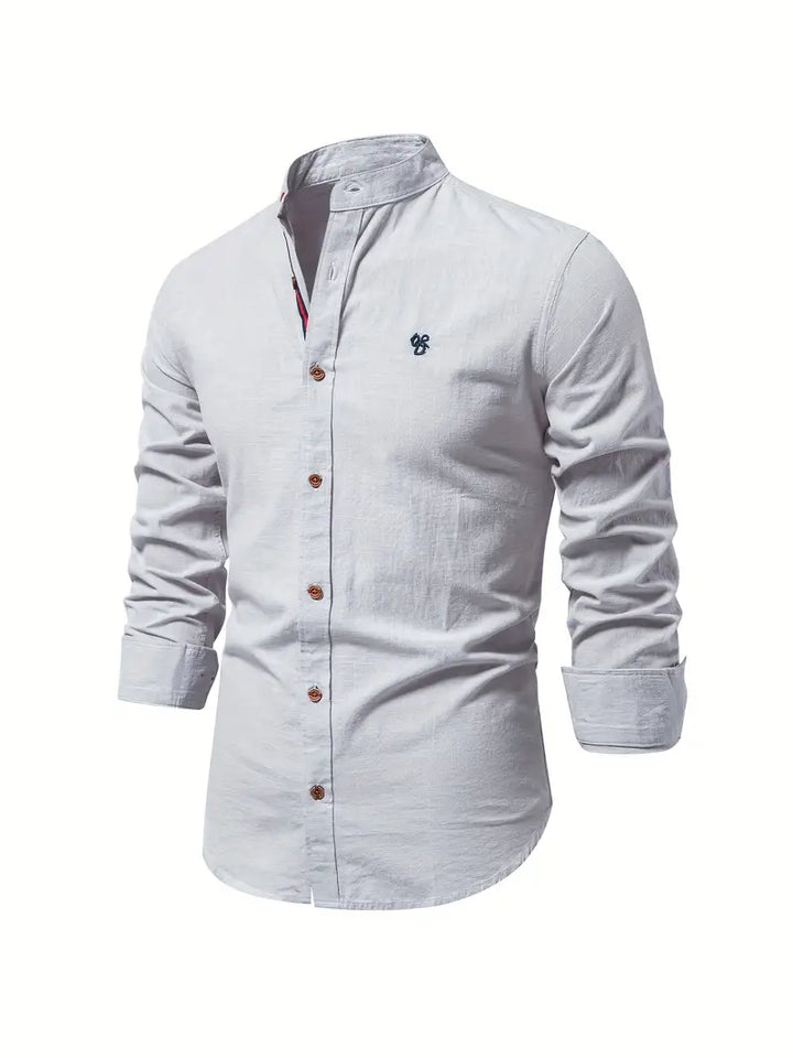 Men's Casual Button-Up Shirt