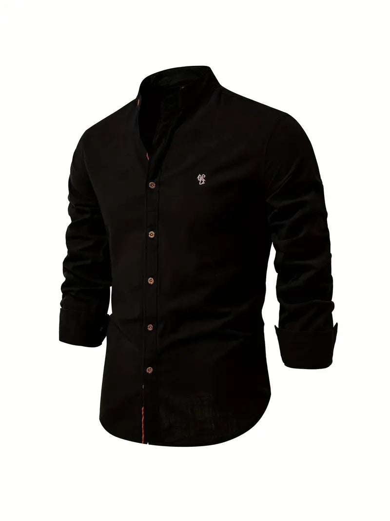 Men's Casual Button-Up Shirt