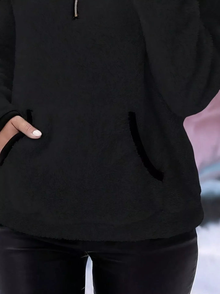 Women’s Half-Zip Teddy Fleece Pullover