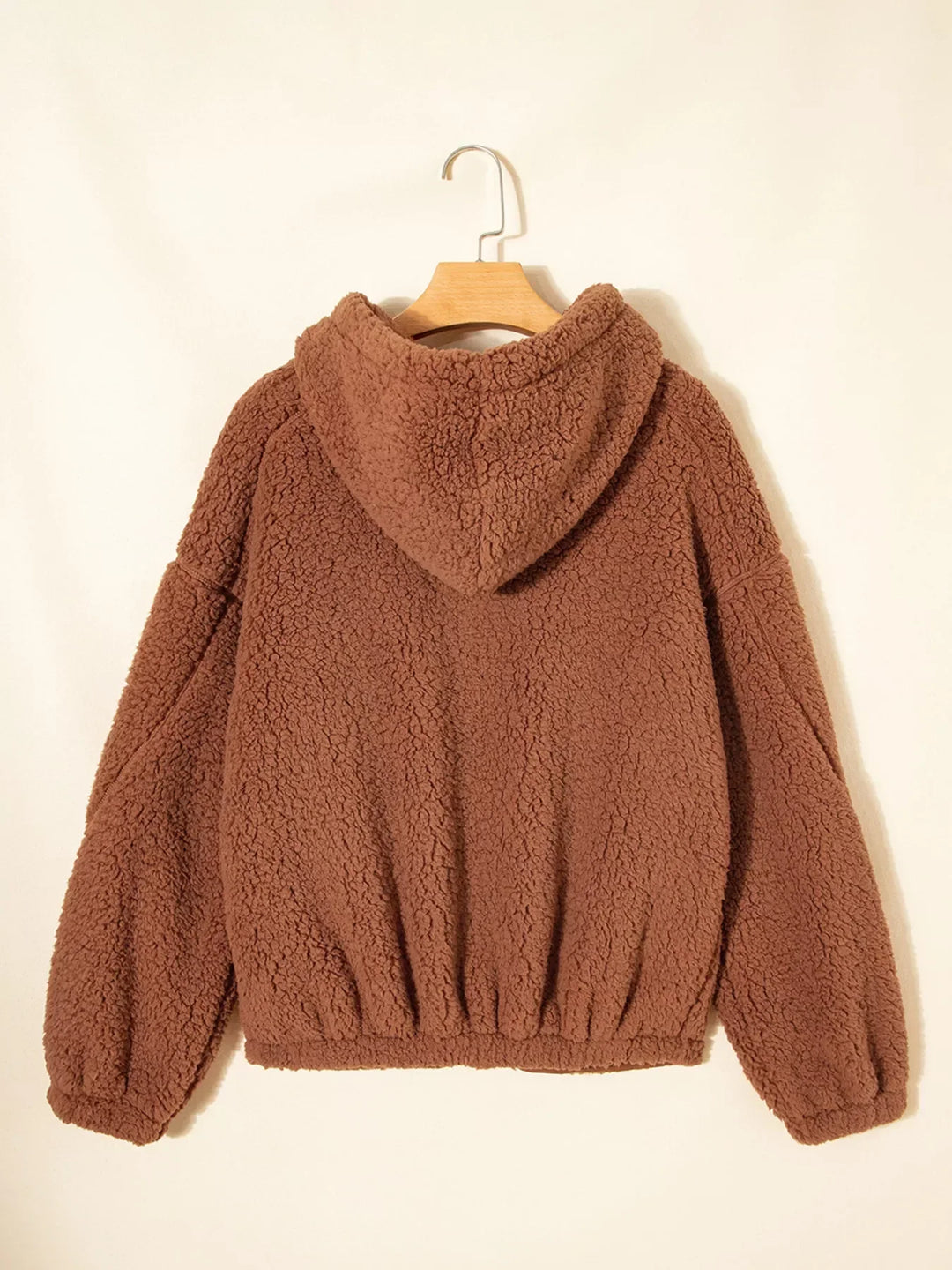 Marjorie Women’s Relaxed-Fit Zip-Up Teddy Jacket