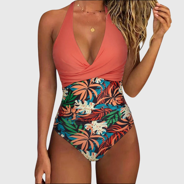 Women's Florence V-Neck Floral Swimsuit
