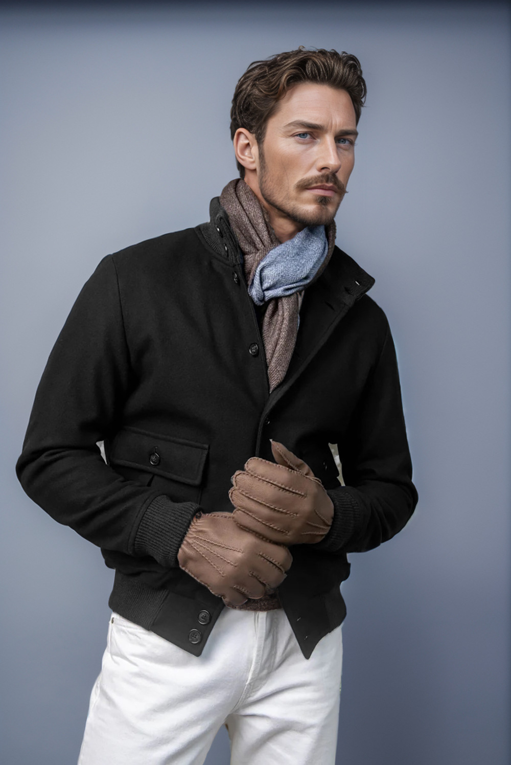 Men’s Harrington Wool Coat – Urban Classic Edit