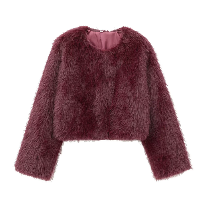 Women’s Marlowe Cropped Faux Fur Jacket